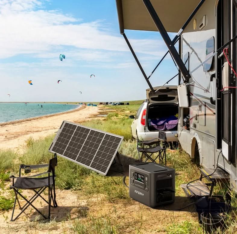 Aferiy P110‑D 1200W Solar Generator Kit | 960 Wh LiFePO₄ | Fast 1.5 Hr Recharge