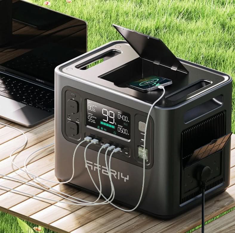 Aferiy P210 2400W 2048Wh Portable Power Station – LiFePO₄, Fast Charging, UPS
