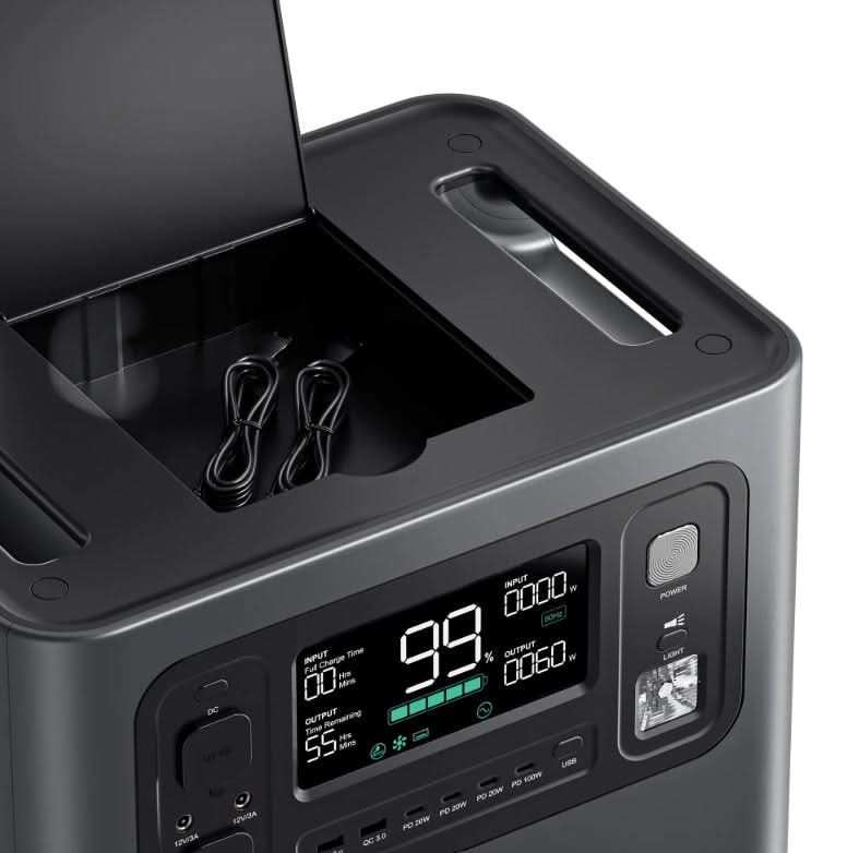 Aferiy P210 2400W 2048Wh Portable Power Station – LiFePO₄, Fast Charging, UPS