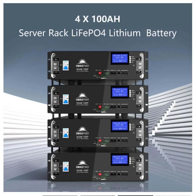 Off‑Grid Solar Kit | 8kW Inverter, 12×415W Panels, 4×5.12kWh Lithium Batteries (SGM‑8K20)