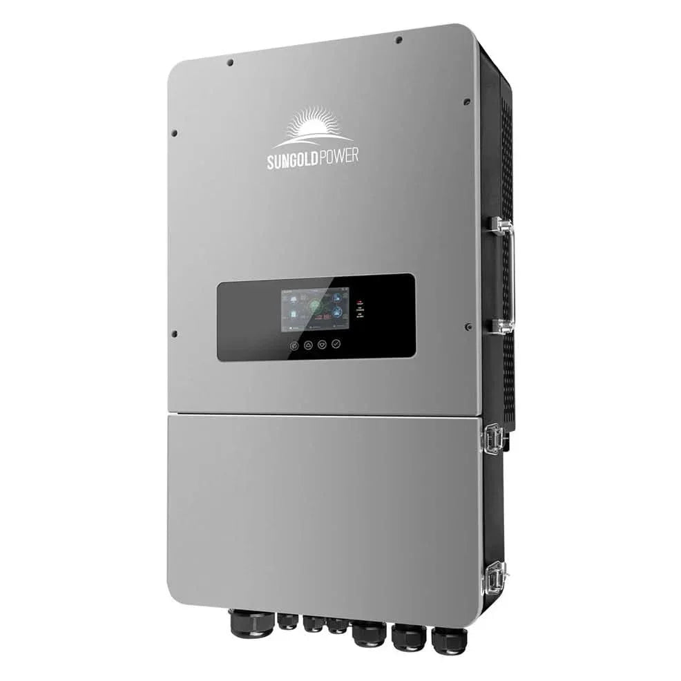 SunGold Power 10 kW 48V Split Phase Hybrid Inverter | Grid‑Tie, Battery‑Optional