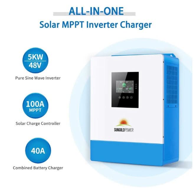 Off Grid Solar Kit 10000W 48VDC 120V/240V LifePO4 20.48KWH Lithium Battery 12 X 450 Watts Solar Panels SGR-10K2M
