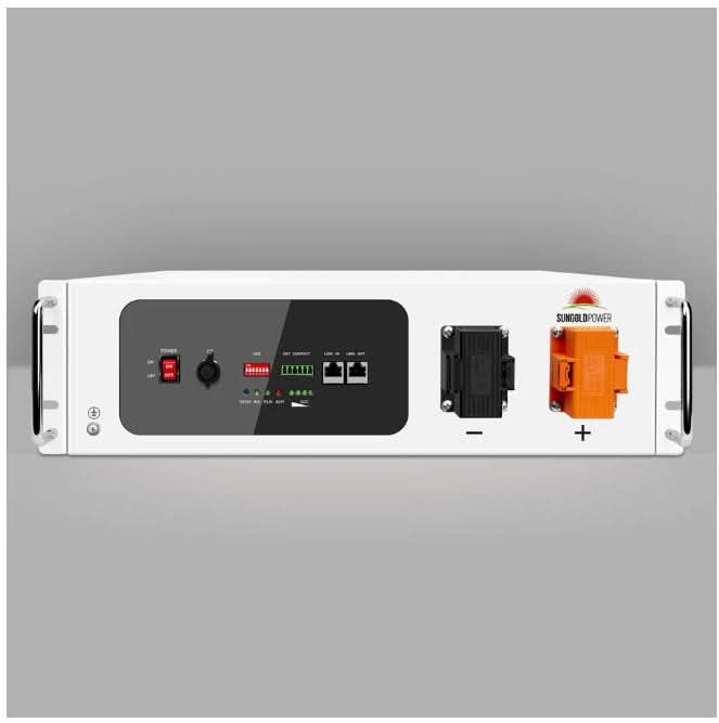 SunGold Power 2× SGH48100T 48V 100Ah LiFePO₄ Server Rack Battery | Self‑Heating | 10.24 kWh